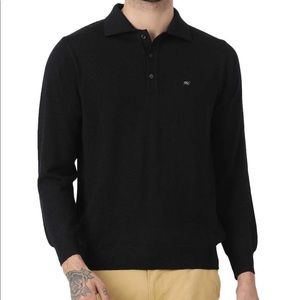 Black Polo Collar Shirt